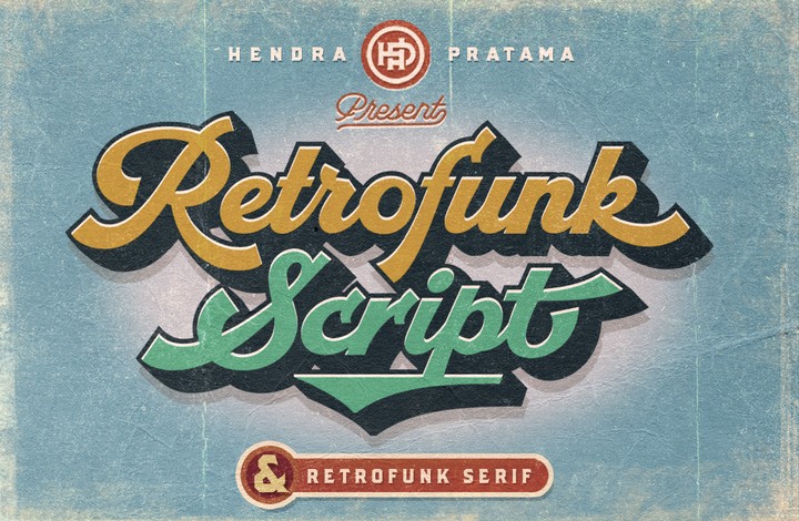 Шрифт Retrofunk Script